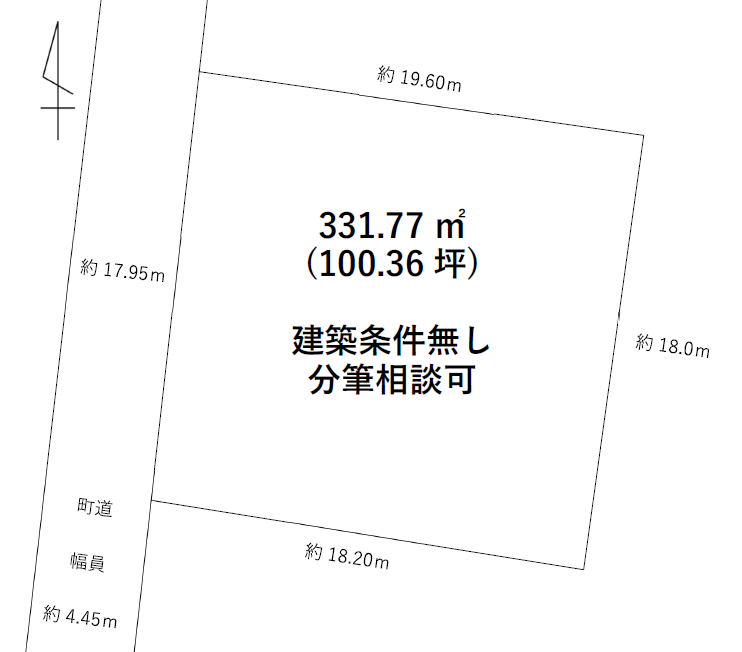 【成約済】菊池郡菊陽町 大字原水 （原水駅 ） 住宅用地