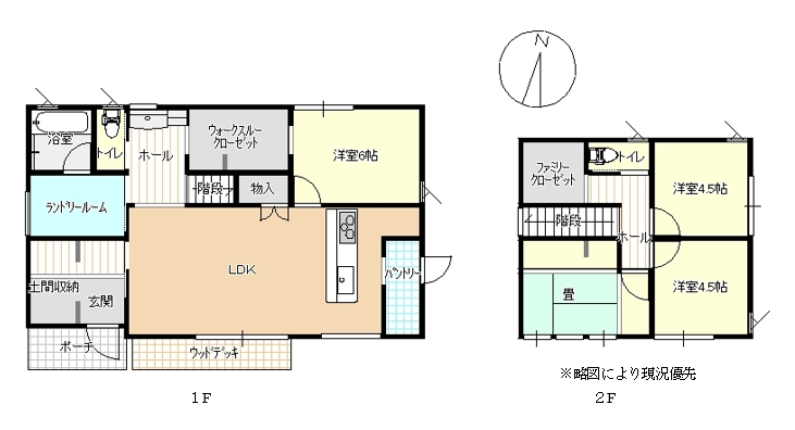 熊本市近郊東区 画図町大字重富 2階建 ４ＳＬＤＫ