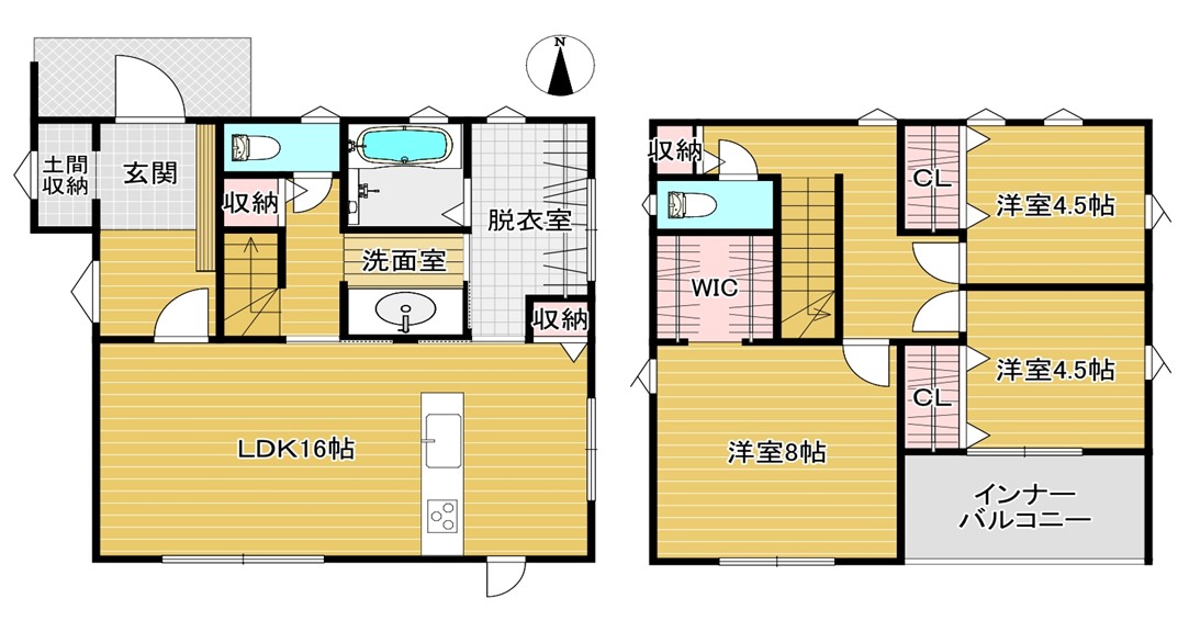 【価格変更】菊陽町久保田（原水駅 ） 2階建 3ＳＬＤＫ