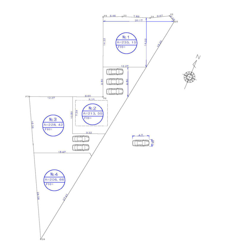 【成約済】合志市須屋 ４区画分譲地