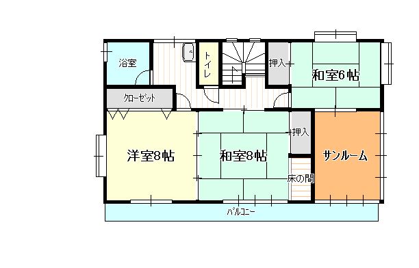 熊本市西区 稗田町 2階建 ７ＳＫ
