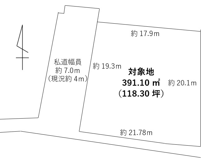 熊本市西区 稗田町 住宅用地