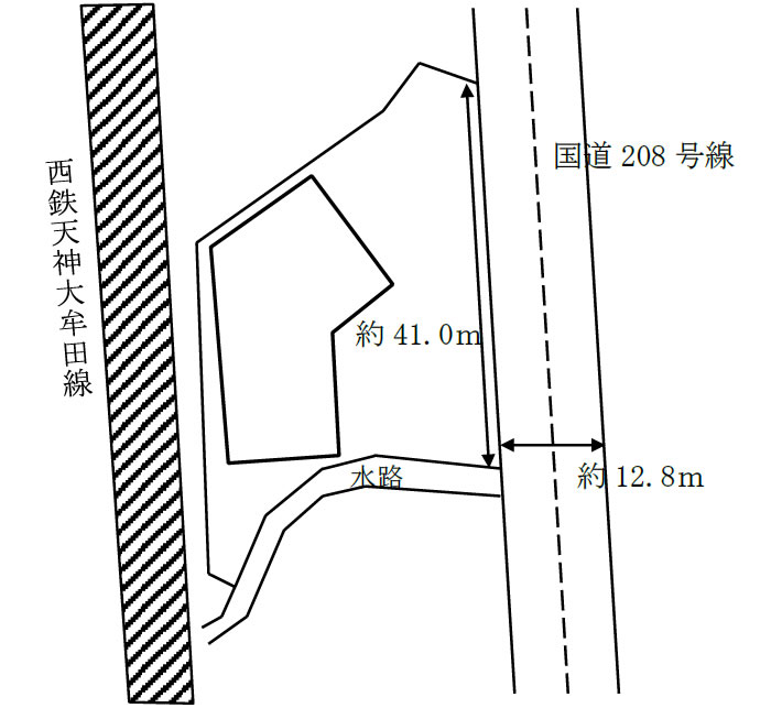 大牟田市 大字倉永（倉永駅） 事業用地
