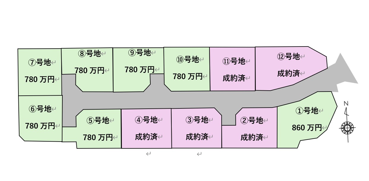 山鹿市 山鹿 12区画分譲