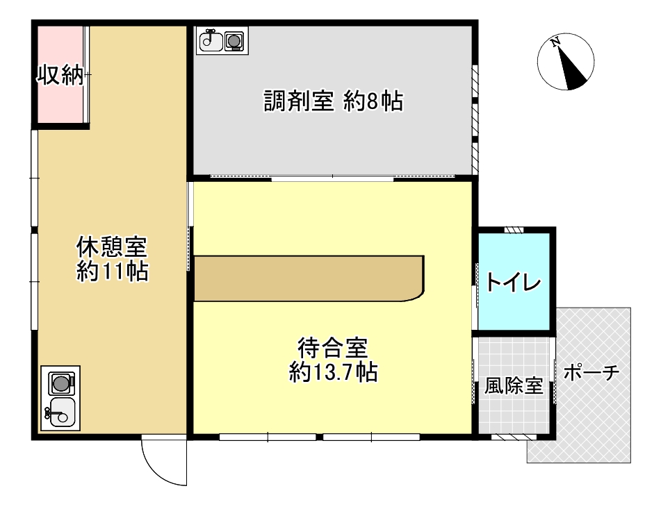事務所・店舗　利用可　（旧調剤薬局）
