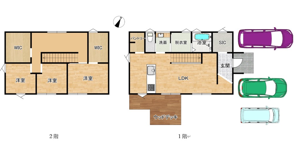 合志市 豊岡（黒石駅） 2階建 ３ＳＬＤＫ