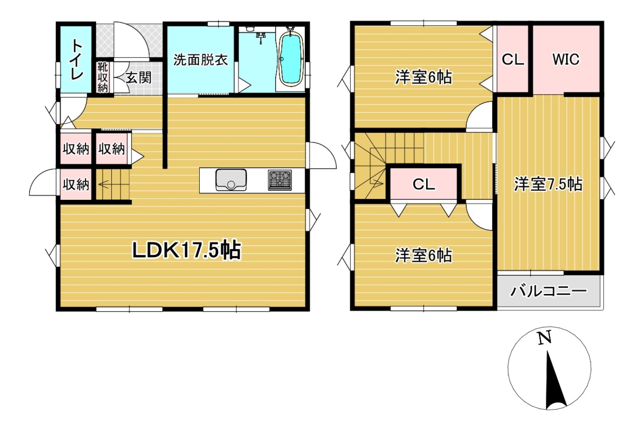 菊池郡菊陽町 大字久保田（原水駅） 2階建 ３ＳＬＤＫ