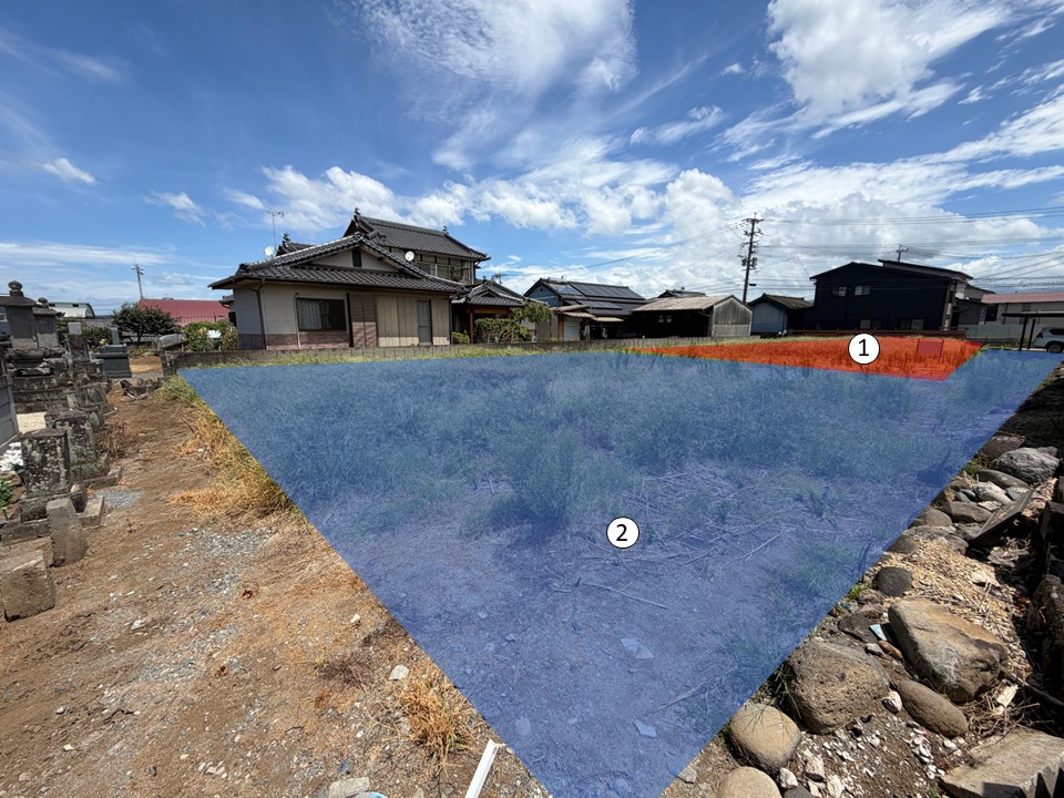 菊陽町久保田住宅用地2区画｜建築条件なし