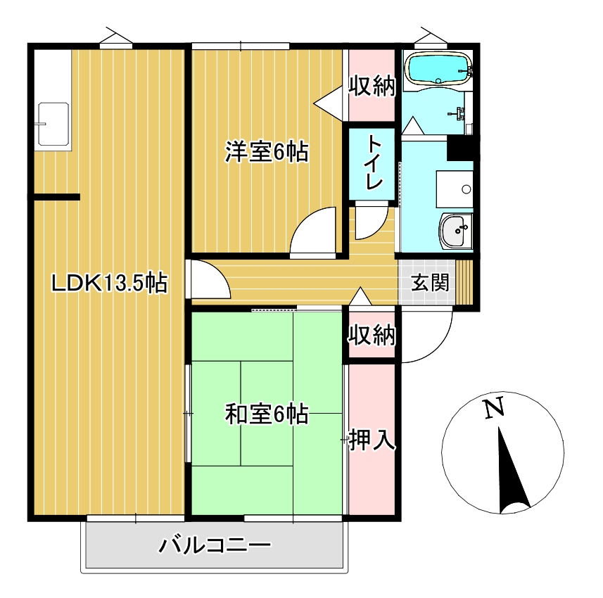 レファインドハウス白川A201（小型犬可＆敷0＆礼0）